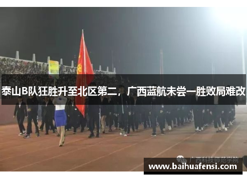 泰山B队狂胜升至北区第二，广西蓝航未尝一胜败局难改